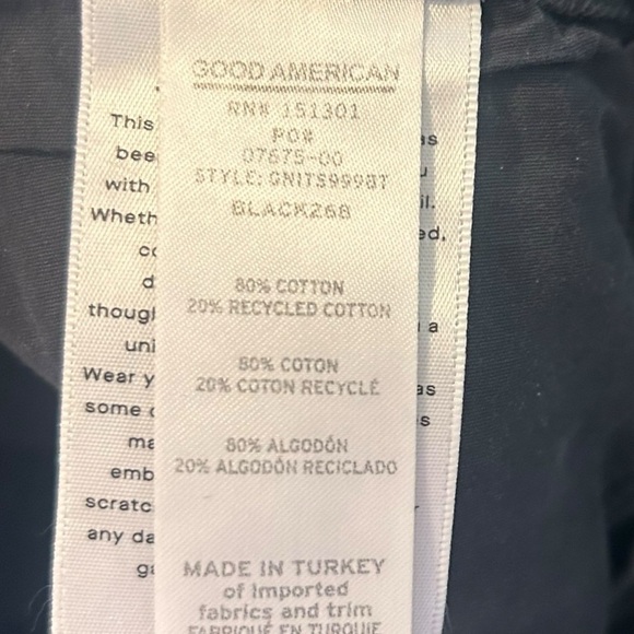 Good American Good Boy Ripped Straight Leg Jeans - Picture 8 of 11